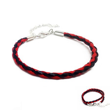 Bracciale milan cuoio - bracciale,