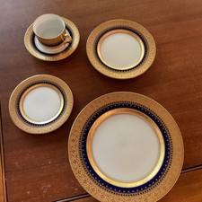 Faberge Fascia Oro Blu Cobalto