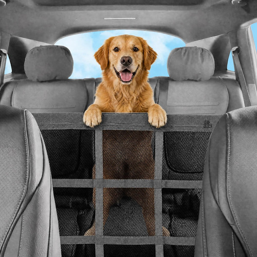 Barriera rete auto per cani - rete,