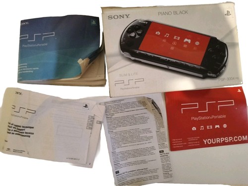 Psp 3004 box manuals no - psp,