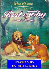 RED E TOBY NEMICIAMICI - VHS EX NOLEGGIO  ANIMAZIONE