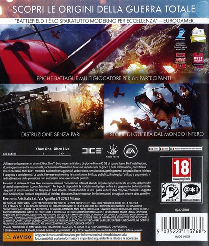 Xbox one battlefield - one, 1