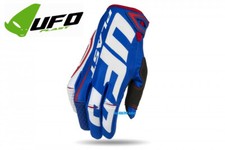GUANTI MOTO UFO PLAST BLAZE GLOVERS BLU/BIANCO CROSS TRIAL ATV MX ENDURO BIKE