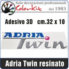 Adesivo Adria Twin 3D resinato