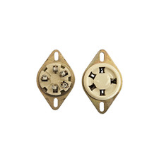 UX5 PRESA TUBO VALVOLA NOS CERAMICA VINTAGE 807 ATS25 1 PEZZO (LC87)