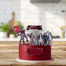 Cake topper stranger things - cake,