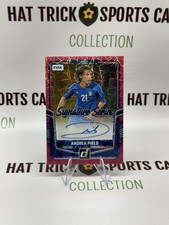 2024-25 Panini Donruss FIFA Serie Firma Andrea Pirlo Rosa Auto