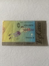 Atalanta-Udinese biglietto calcio 1996/97(Lazio,Inter ,Napoli,Juventus,Milan)