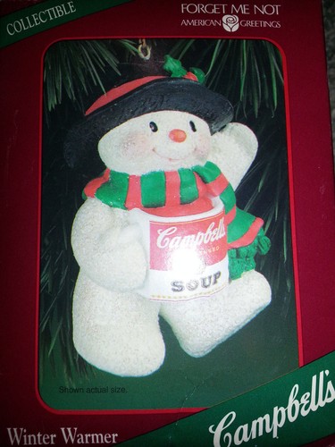 Campbell zuppa snowman - campbell's,