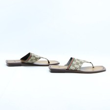 GUCCI Infradito Usate Numero EU 38  (Cod.CS1906) in Tessuto Marrone