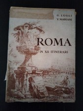 1950 ROMA IN XII ITINERARI GUIDA TURISTICA CON CARTINE EPOCA VINTAGE