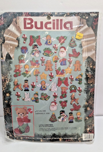 Bucilla 1991 lotsa - "lotsa, christmas"