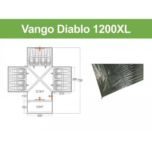 Vango diablo 1200xl tenda - vango,