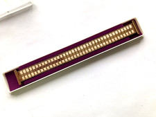 Bracciale 18 MM ESTENSIBILE colore o colore oro cinturino vintage anni '70