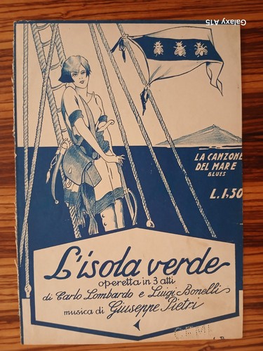 Spartito musicale 1929 - spartito,