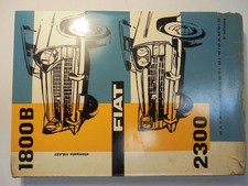 Catalogo ricambi meccanica Fiat 1800 B e 2300 edizione 1962