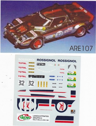 Decal lancia stratos 32 - decal,