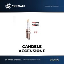 CANDELE FIAT LANCIA MOTORE FIRE - UNO-PANDA-PUNTO - RC9YCC - OE002 -4 PEZZI-