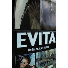 AFFICHE ORIGINALE CINEMA RARE MADONNA EVITA ANTONIO BANDERAS 1996 1.60 X 0.80 ME