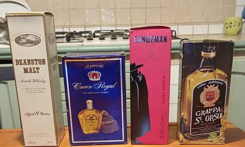 Varie bottiglie whiskey - bottiglie,