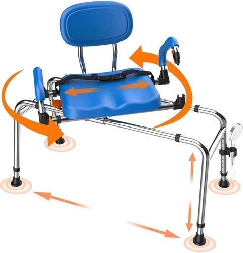 Sedia doccia girevole - , e