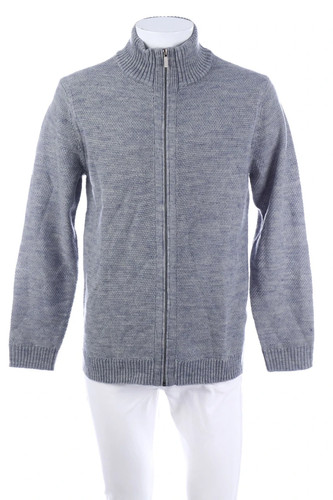 Lawrence grey cardigan zip - grey,