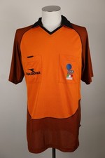DIADORA ITALIA FIGC MAGLIA ARBITRO CALCIO TRIKOT UOMO XL SOCCER T-SHIRT JERSEY