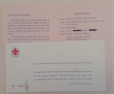 SCOUT SCOUTISMO GRAN CAFFÈ BERARDO FIRENZE AGESCI ALERE FLAMMAN INVITO 