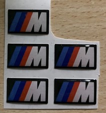 5x ADESIVO STEMMA BMW M POWER