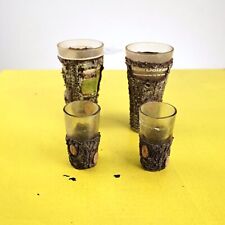 set di 4 bicchieri souvenir distilleria dolzan vintage