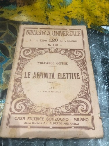 Affinità elettive vol - affinità,