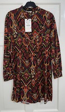 ZARA MINI ABITO MULTICOLORE