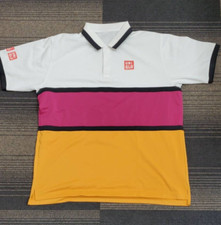 Polo UNIQLO Kei Nishikori France Open 2019 taglia XXL (US XL)