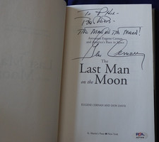 Eugene Cernan Autographed Book