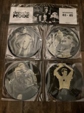 4 x Picture Single von Depeche Mode - Schallplatte - Rarität, Live, Vinyl,SCHALL