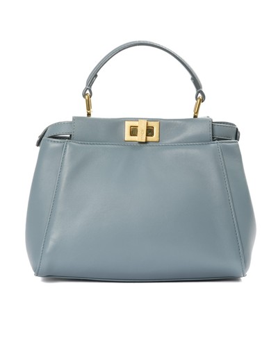 Fendi peekaboo mini azzurro - mini,