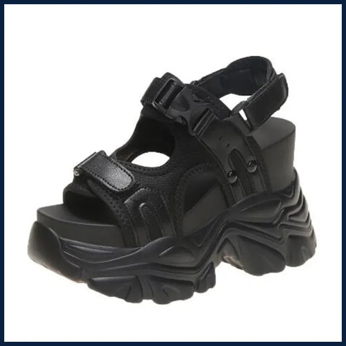 Sandali con plateau donna