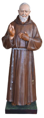 Statue saint padre pio - padre, cm