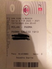 PASS MILAN - PARMA 2020/2021 SERIE A