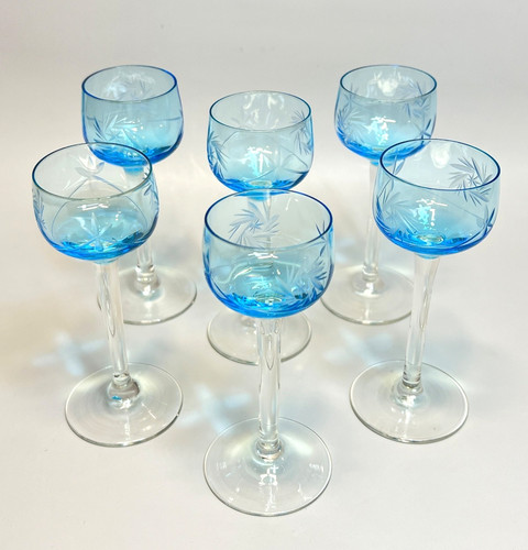 Lotto antiche tazze blu - 6,