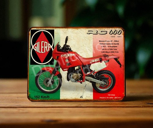 Plaque métal gilera 600 - plaque,
