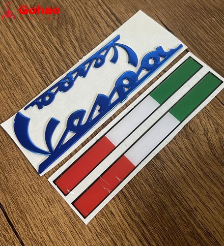 Blue fairing body badge - badge, italy