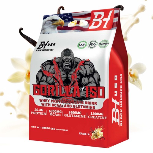 Gorilla iso whey - whey, 5kg