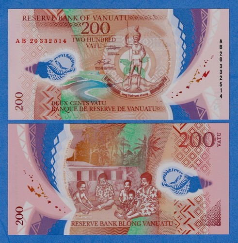 Vanuatu 200 vatu 2020 - vanuatu, unc