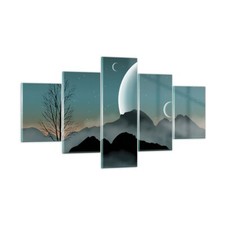 Quadro su Vetro 125x70cm Cielo