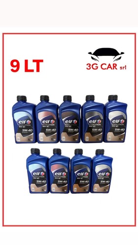 Litri olio motore 5w40 - 9,