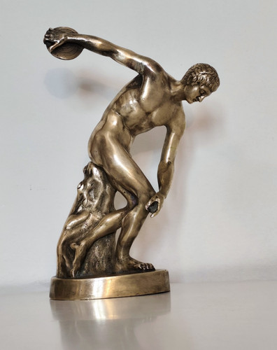 Statuetta scultura discobolo - scultura,