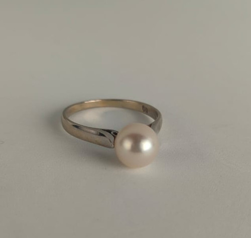 Anello vintage oro bianco - anello,