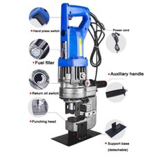 Punzonatrice idraulica elettrica portatile 220V punzonatrice angolare acciaio MHP-20 nuova