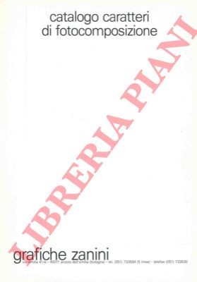 Stampa caratteri catalogo - -,